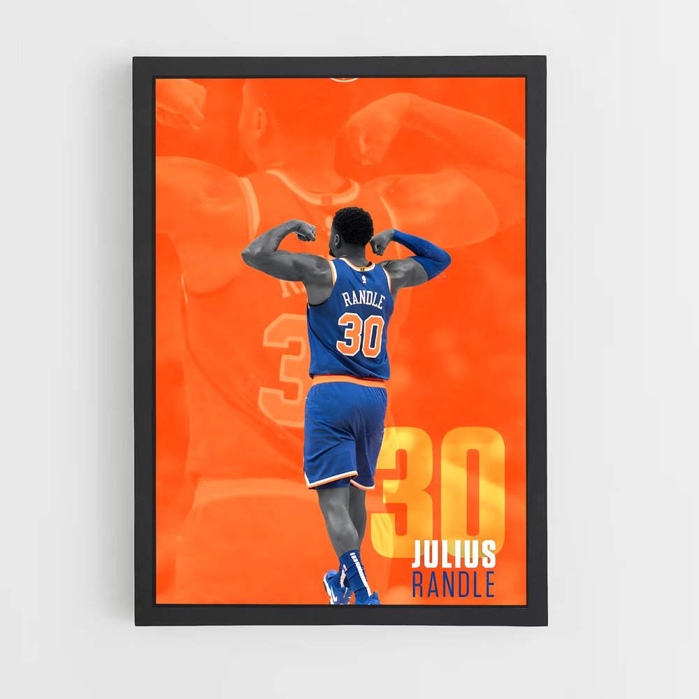 Poster Julius randle – affiche Basketball (vue 2)